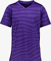 Dutchy Dry meisjes voetbal T-shirt paars met print - Maat 146/152
