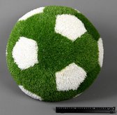 Voetbal groen 50 cm-grasfiguur-tuinknuffel-kunstgras-grasfiguur tuindecoratie-