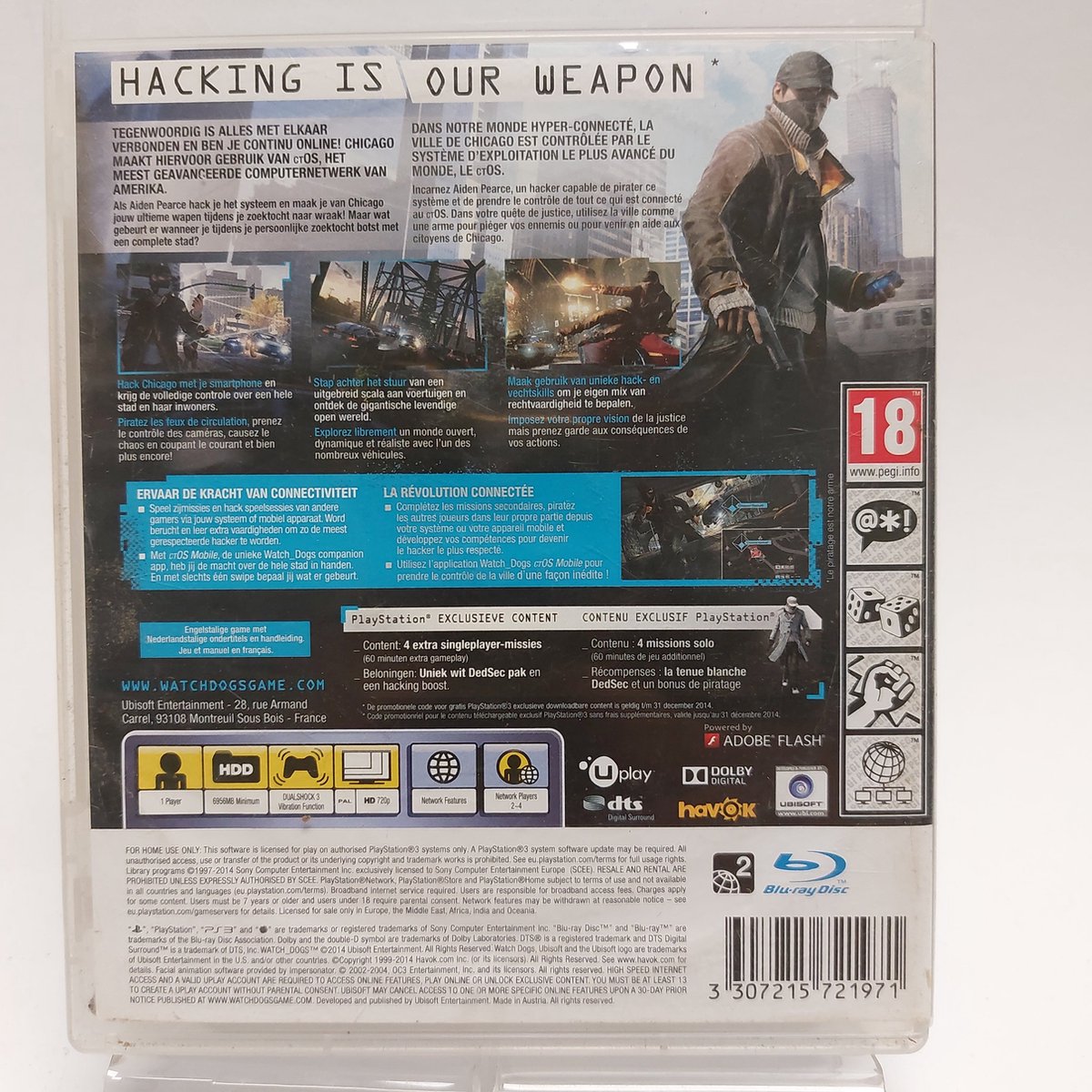 Watch dogs best sale 2 ps3 price