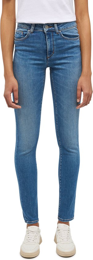 MUSTANG - Jean Slim Jasmine Pour Femme - Coupe Ajustée, Effet Vintage - Coton Stretch