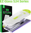 EASSII Dust-Proof geschikt voor Samsung Galaxy S24 Ultra Glass screenprotector - Schermbescherming - Schermprotector met eenvoudige schermreiniger - Binnen 15 sec. 100% accuraat gemonteerd met installatietray - 9H tempered glass - Waterafstotend