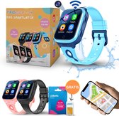 KidWorld Smartwatch Kinderen | Met HD-camera, GPS en 4G Verbinding | 1000 mAh Batterij | Waterdicht | Blauw | GPS horloge kind | Kinder smartwatch