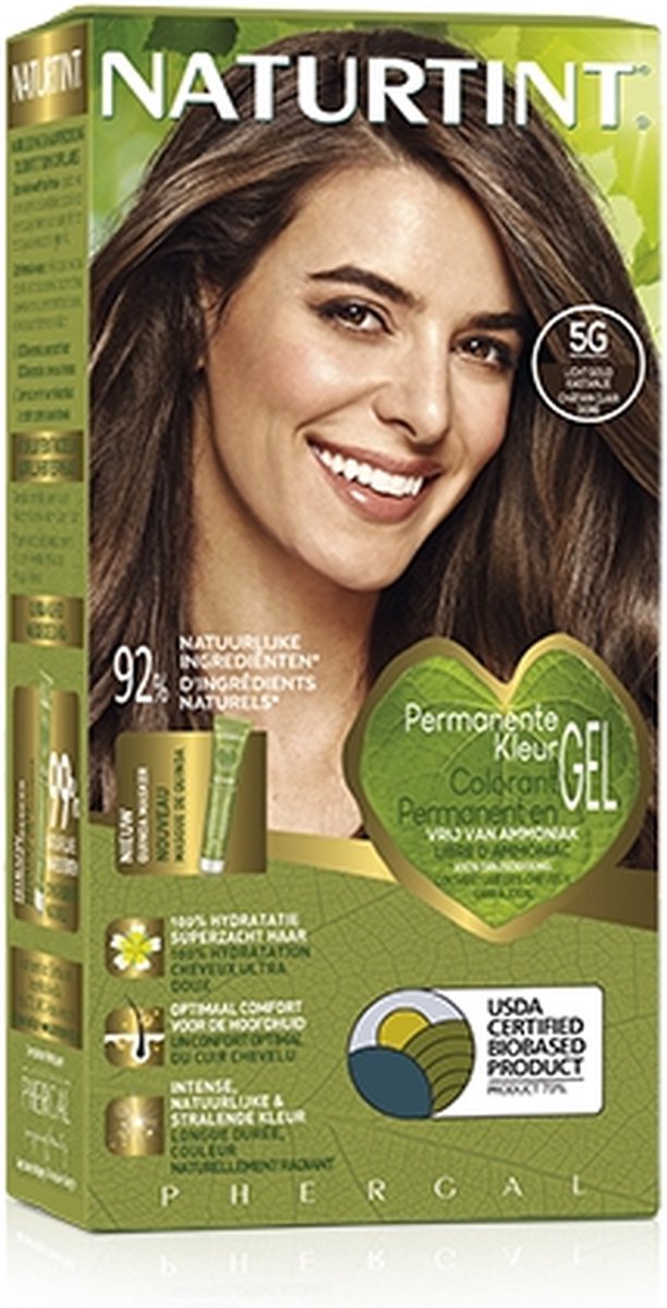 Naturtint Permanente Kleuring 5G Licht Goud Kastanje 160ML