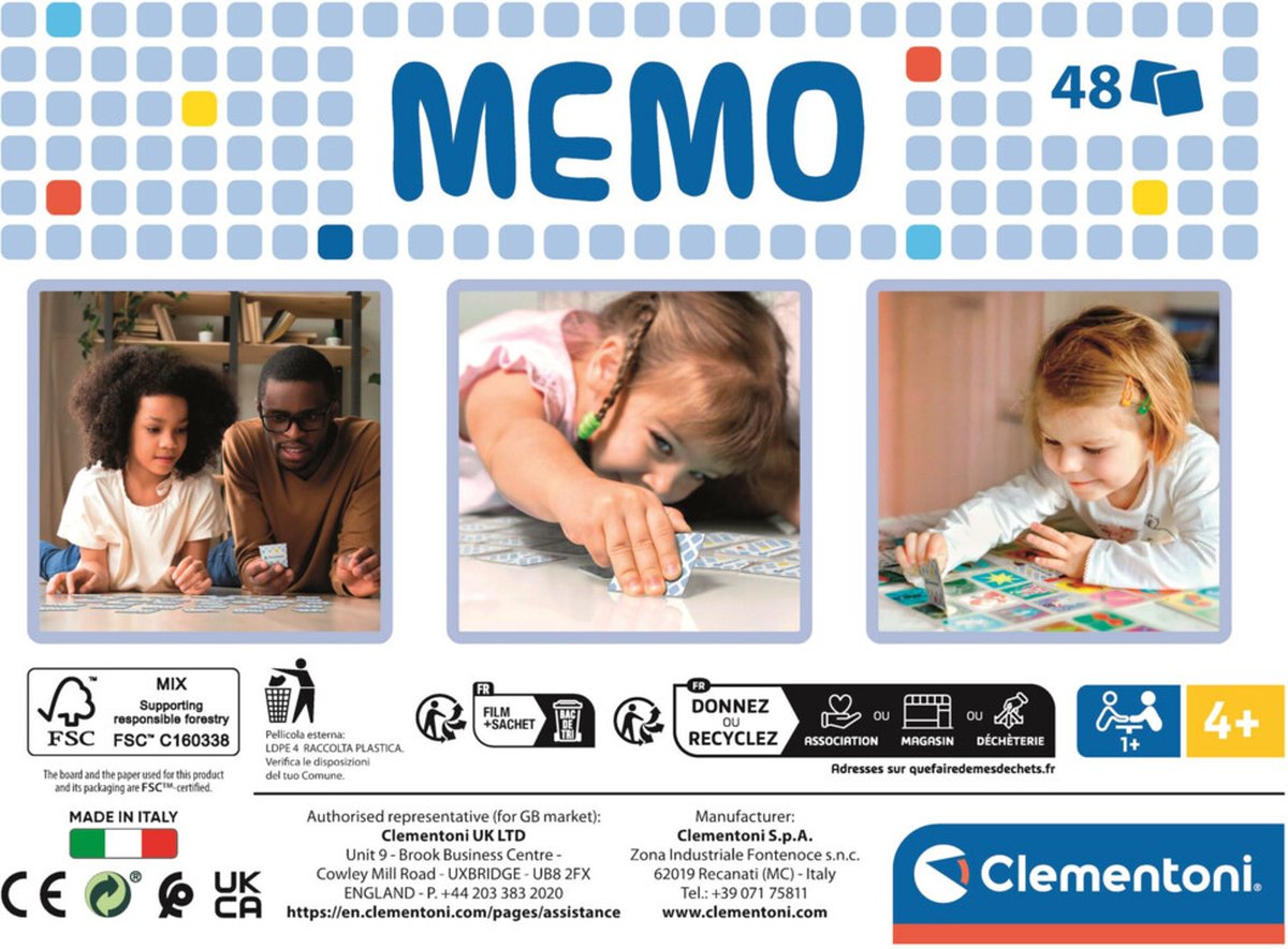 Clementoni - Memory voor kinderen - Frozen - 48 Kaarten - Memory spel - Educatief Speelgoed - Vanaf 4 jaar — afbeelding 5