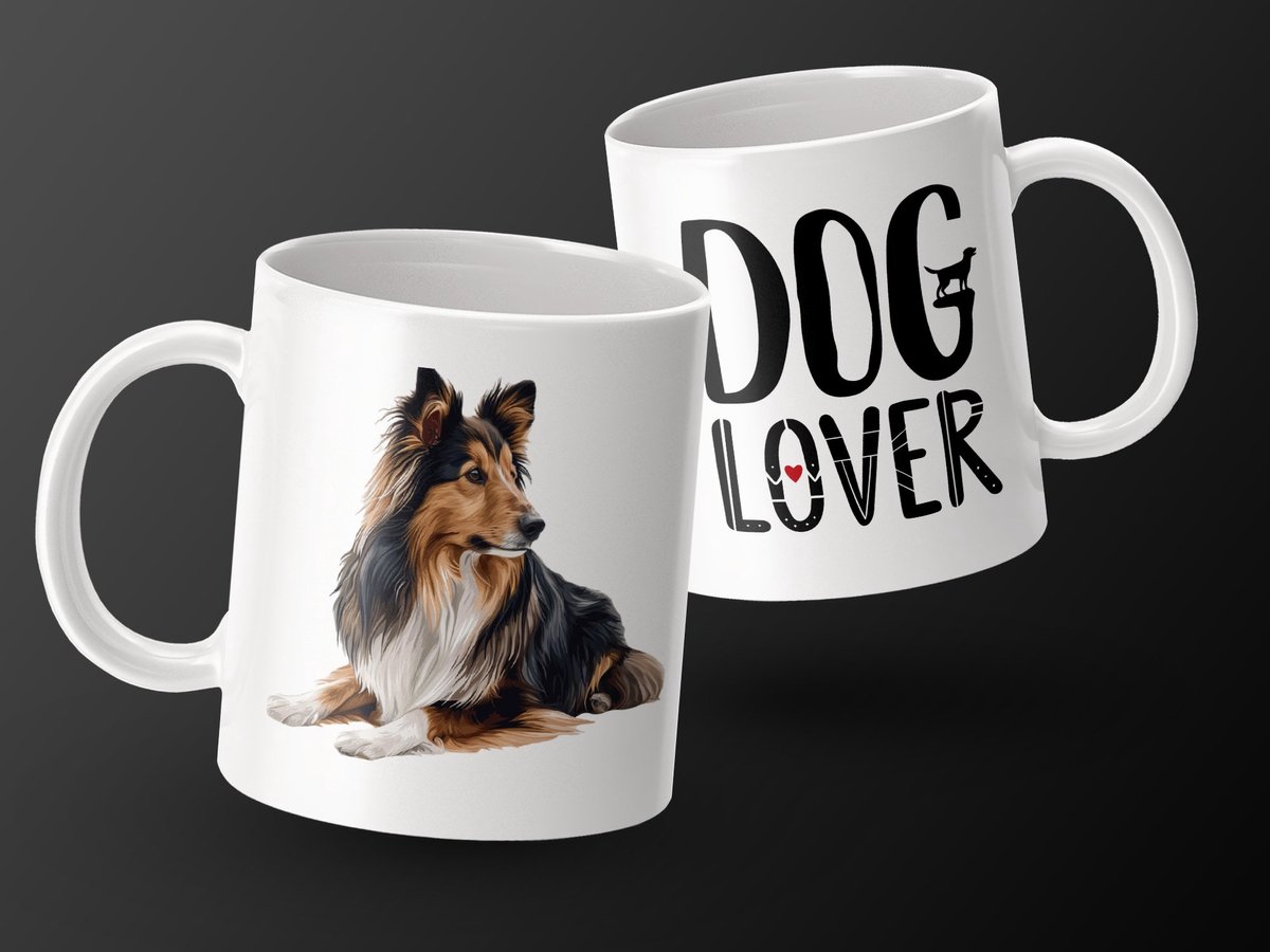 Mok Shetland Sheepdog dog hond/ dog lover