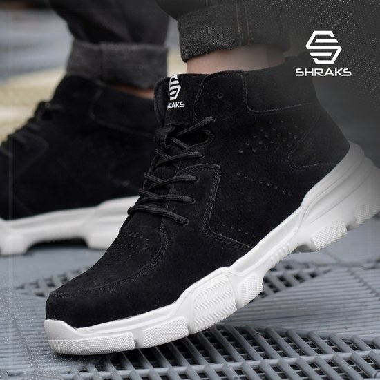 Chaussures de sécurité Shraks Stride - Chaussures de travail pour femmes et hommes - Embout en acier - Sneaker - Design respirant et léger - Taille 39