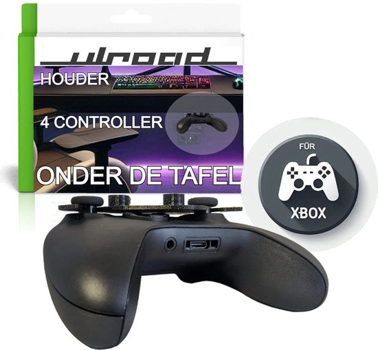 ULROAD 2 stuks ONDER TAFEL beugel - onder bureau-montage - BEVESTIGINGSBEUGEL voor uw Gamepad - Monteer je controller onder het tafelblad - geschikt voor Xbox, 360, XboxOne, Series X