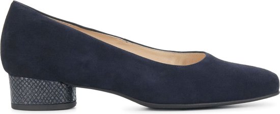 Foto: Hassia dames pumps damesschoenen su de geen hoogte 2 cm cm 302623 blauw maat 37 5