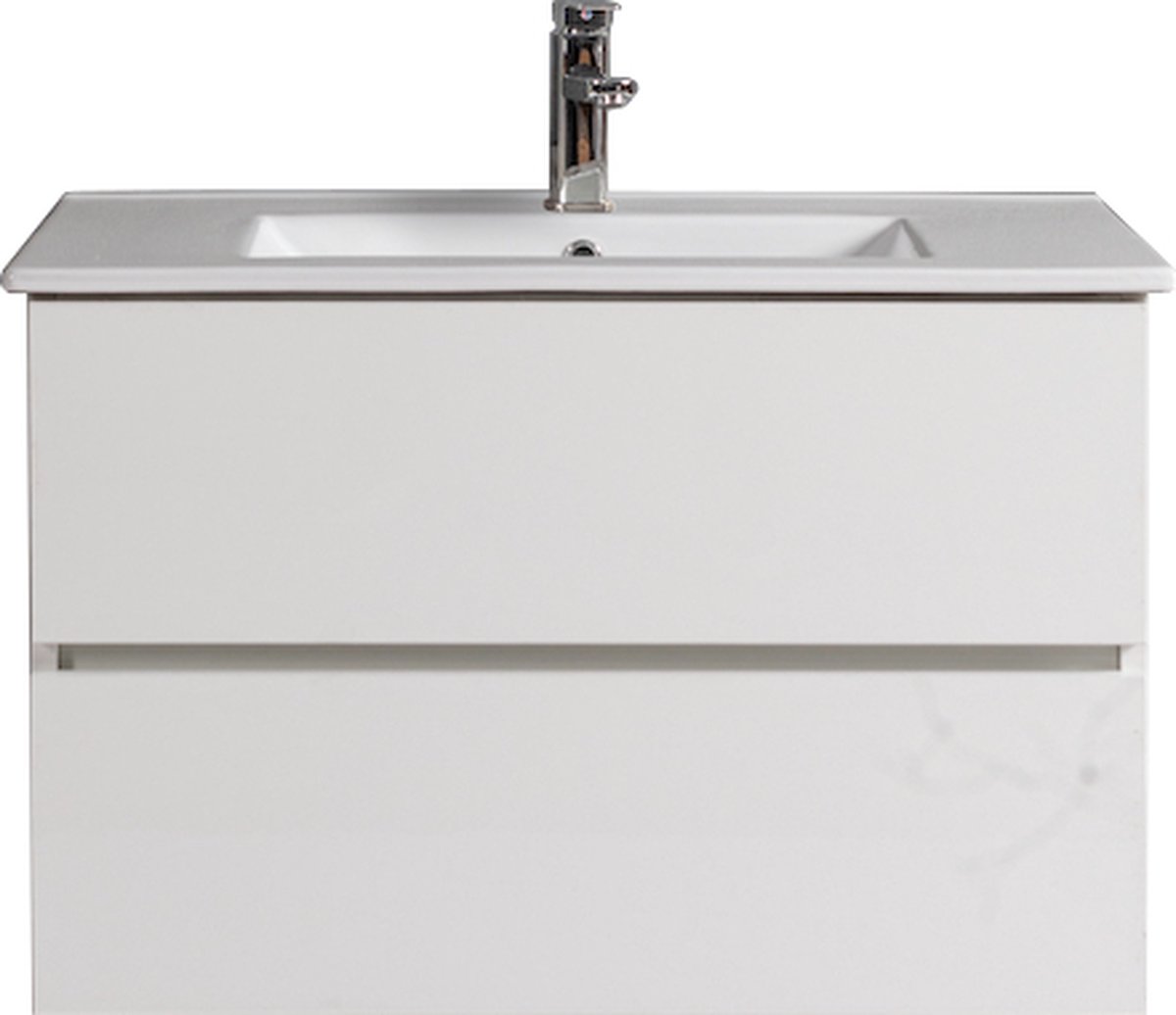 LINEA UNO - Kode 60 - Glans wit - Badmeubel - - 301552