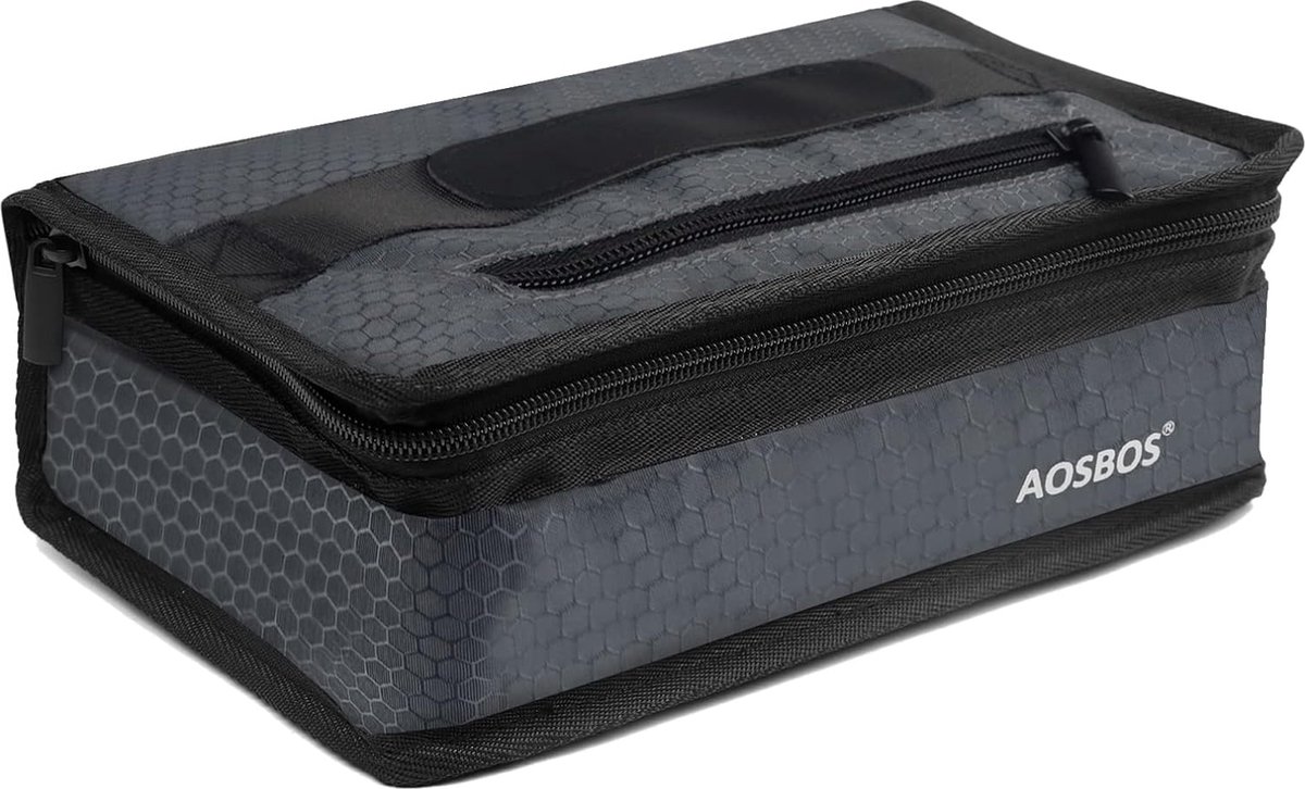 Kleine koeltas voor op reis, mini-lunchtas, koelbox voor heren, opvouwbare lunchtas, geïsoleerde damestas, thermische tas voor werk, school, auto, reizen, waterdicht, 3,5 l, honingraatgrijs