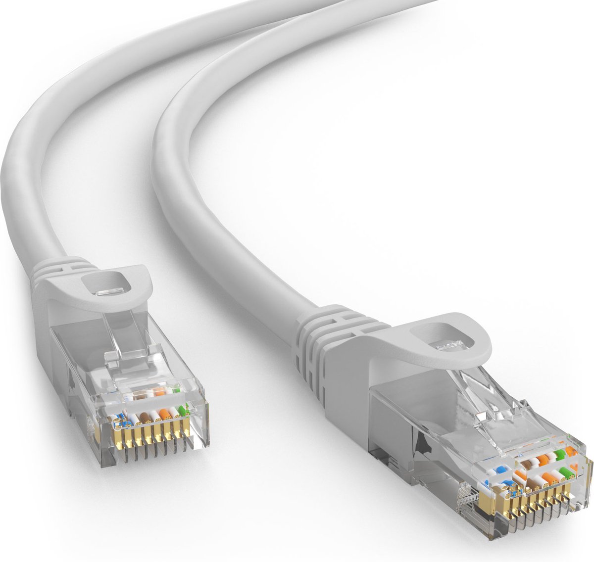 DSIT CAT5E Netwerkkabel - RJ45 - Grijs - 1.5 m