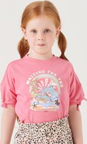 GARCIA Meisjes T-shirt Roze - Maat 104/110
