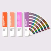 Pantone kleurwaaier Solid Guide set - 4 stuks - Formula guide coated & uncoated - Pastels & Neons - Metallics
