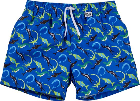 BECO ocean dinos - zwemboxer voor kinderen - blauw - maat 80-86
