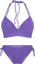 LingaDore - Violet Triangel Bikini Set - maat 44B - Paars
