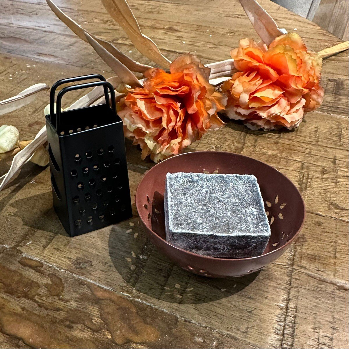 Cadeaupakketje amber (kleur naar keuze) zwart