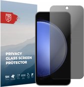 Rosso Privacy Screen Protector Geschikt voor de Samsung Galaxy S23 FE - 9H Gehard Glas - Case Friendly Tempered Glass - Eenvoudige Installatie