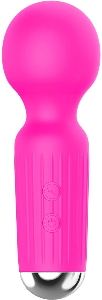 Goedkoopste Stimulator-Rechargeable Mini Masager USB 20 Functions - Pink