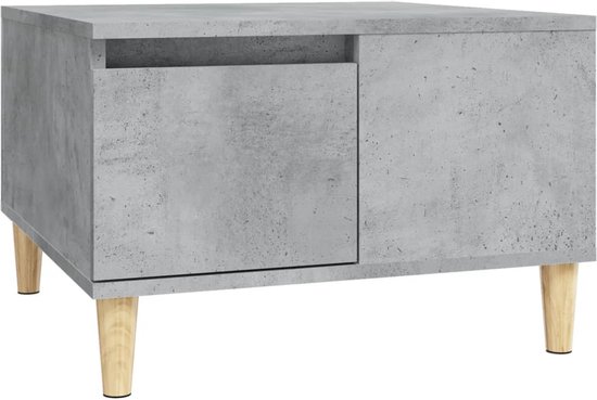 vidaXL Salontafel 55x55x36,5 cm bewerkt hout wit, tafel, bijzet tafel, salon tafel, bijzettafel, koffietafel, koffie tafel, salontafel met lade
