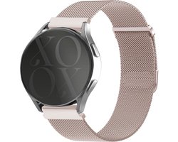 xoxo Wildhearts Milanees smartwatch bandje 20mm - Geschikt voor Samsung Galaxy Watch Active 1/2 / Watch 1 42mm / Watch 3 41mm / Gear Sport - Polar Ignite 1-2-3 / Unite / Pacer - Amazfit GTS 1-2-3-4 / Bip - Huawei Watch GT 2/3 42mm - Rose gold
