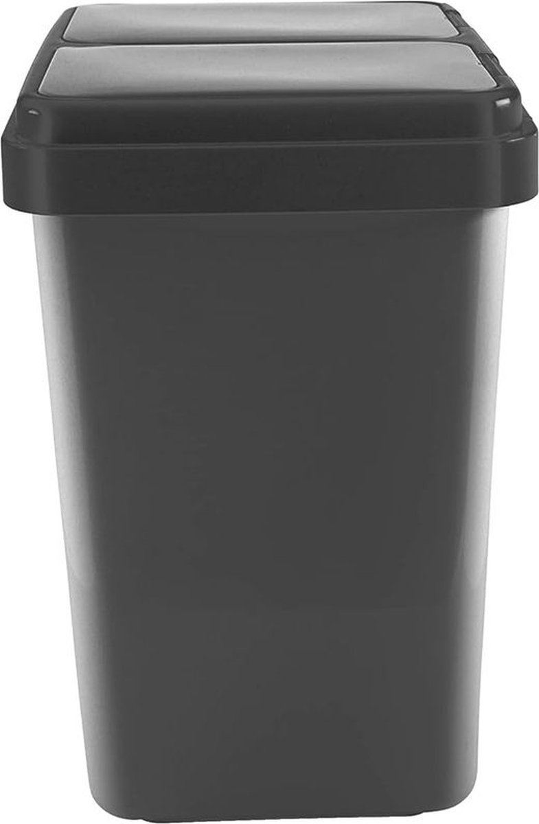 Dubbele Pedaalemmer 60 L - Zwart