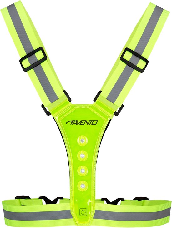 Avento Sport Veiligheidsvest - Oplaadbaar - USB-C - LED