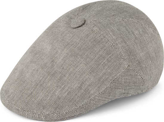 Fawler Molise grijze flat cap voor heren