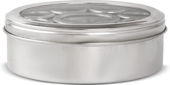 Pick N Save Masala Dabba - Indian Spice Box, 7