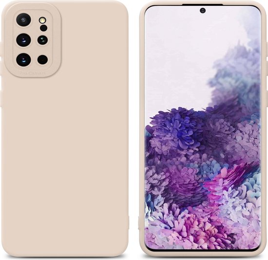 Coque de téléphone sable pour Samsung Galaxy S20 PLUS, avant et arrière.