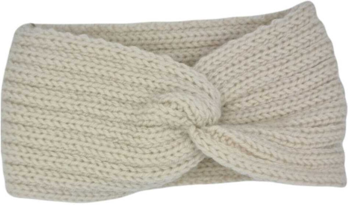 Hoofdband winter - dames - vrouwen - beige