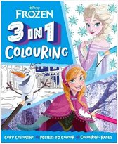 Disney - Frozen - 3 in 1 Kleurboek - 3+ Jaar