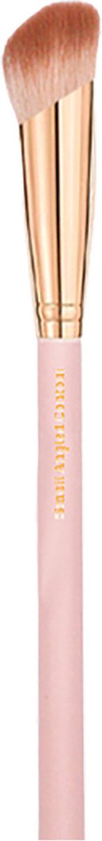 Boozyshop Soft Pink & Gold Small Angled Contour Brush