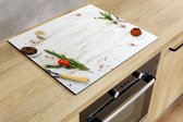 Inductiebeschermer - Messy Kitchen - 89x52 cm - Inductiebeschermer - Inductie Afdekplaat Kookplaat - Inductie Mat - Anti-Slip - Keuken Decoratie - Keuken Accessoires