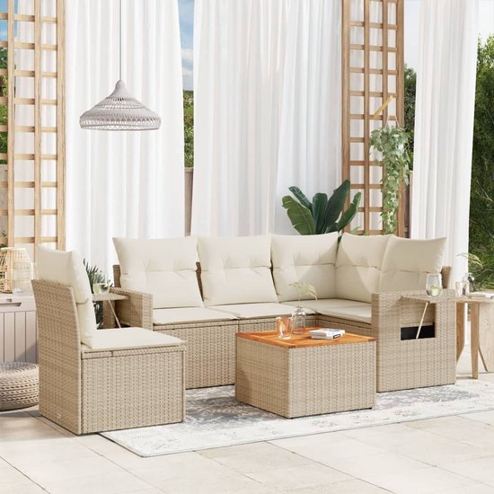 vidaXL-6-delige-Loungeset-met-kussens-poly-rattan-beige
