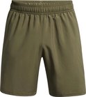 Legergroene shorts met elastische tailleband