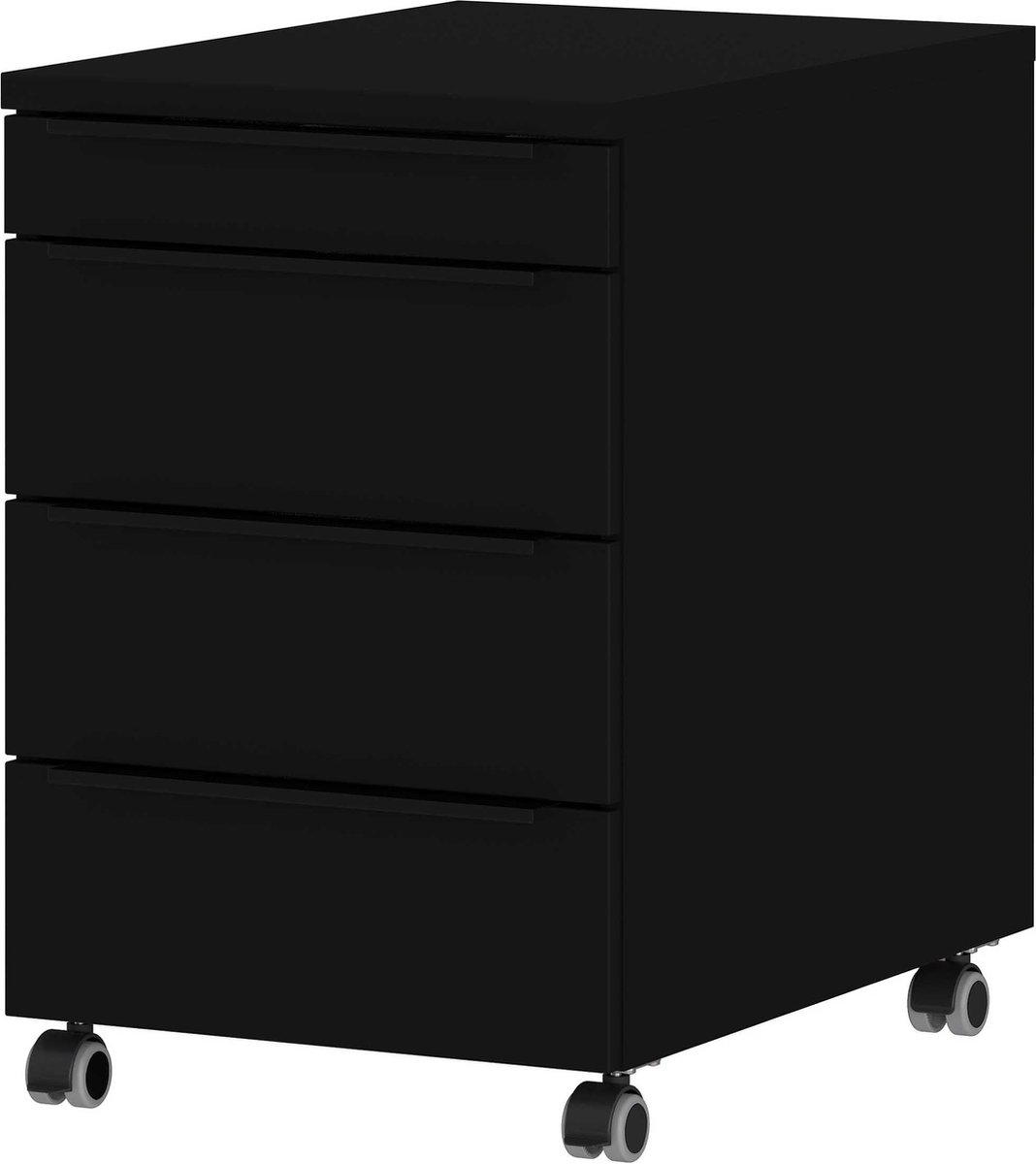 Ladeblok Galileo Zwart - Met lades - Breedte 42 cm - Diepte 60 cm - Hoogte 63 cm