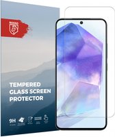 Protecteur d'écran en Tempered Glass Rosso 9H adapté au Samsung Galaxy A55 | Lame de verre | Couche protectrice | Verre de protection | Dureté 9H