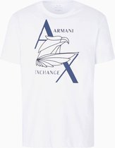 Armani Exchange 6rztal_zj9tz T-shirt Met Korte Mouwen Wit M Man