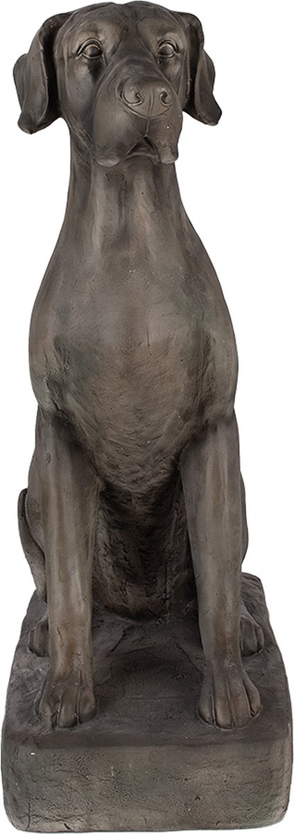 Beeld Hond 73 cm Grijs Magnesium (MGO)