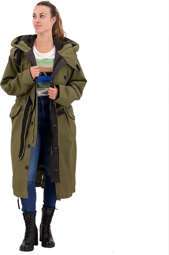 G-star Long Parka Groen XS Vrouw