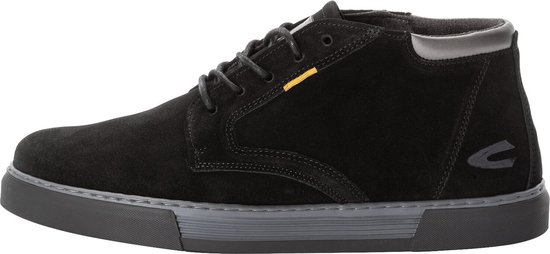 camel active Hoge sneaker Hoge sneaker in suède - Maat menswear-43 - Zwart