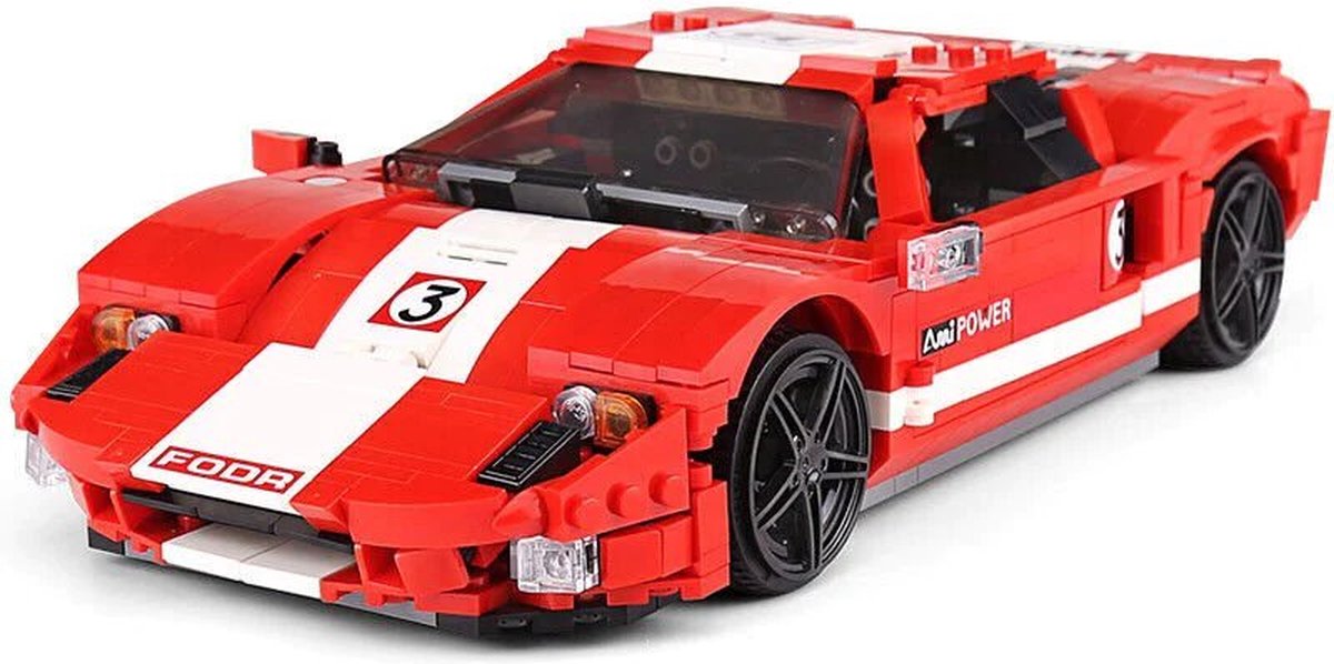 Mould King 10001 - Ford GT - 928 onderdelen - Bouwset - Lego compatibel - Cadeau - 