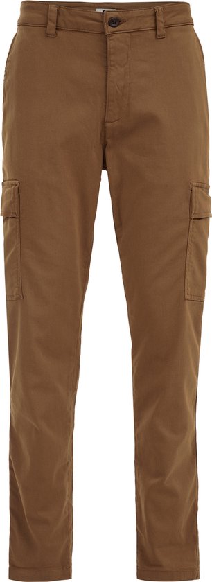 WE Fashion Heren tapered fit cargobroek met comfortstretch