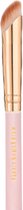 Boozyshop Soft Pink & Gold Rounded Angled Brow & Liner Brush