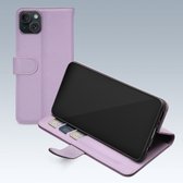 Mobilize Premium Gelly Wallet - Telefoonhoesje geschikt voor Apple iPhone 15 Hoesje Bookcase Portemonnee - Paars