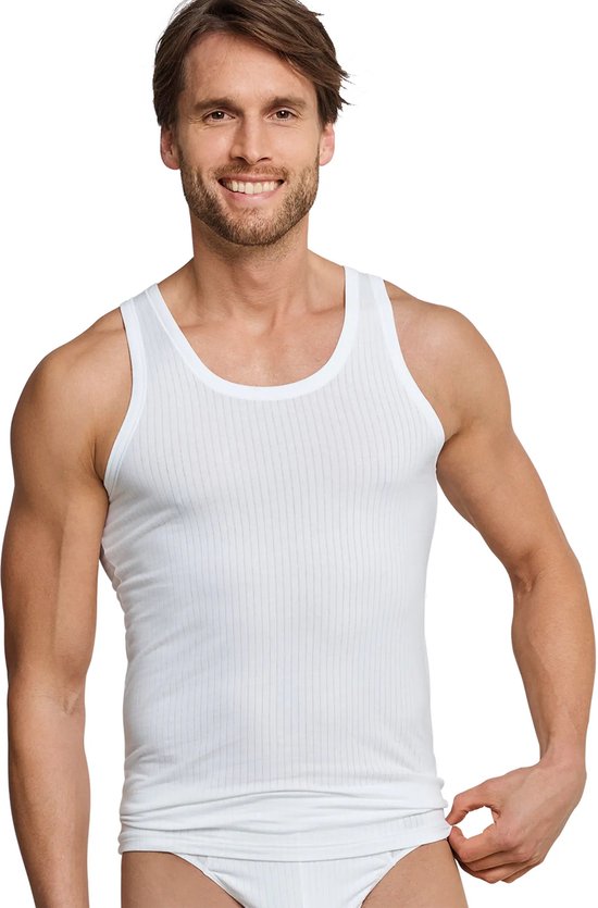 Maillot de corps homme Schieser Authentic - lot de 2 - Zwart - Taille 2XL