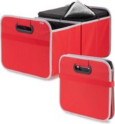 Auto vouwbox met koelinzetstuk, opvouwbare koelbox, kofferbak-organizer, koelfunctie, koel-klapbox, boodschappenmand, vouwmand