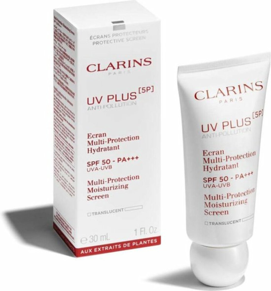 Goedkoopste Clarins UV Plus Anti Pollution Multi-Protection Moisturizing Screen SPF 50 - 30 ml - Dagcrème