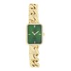 Goudkleurige OOZOO horloge met goudkleurige grove schakelarmband - C20364