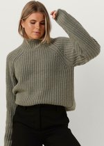 Notre-V Heavy Knit Top Truien & vesten Dames - Sweater - Hoodie - Vest- Groen - Maat XXL